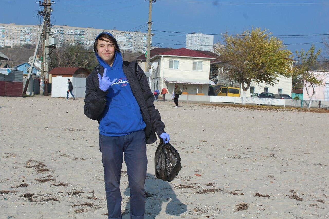 Бердянская молодёжь за чистые пляжи , фото-4 Бердянская молодёжь за чистые пляжи , фото-4