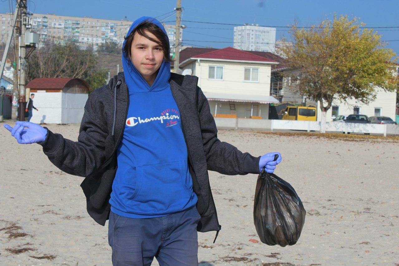 Бердянская молодёжь за чистые пляжи , фото-5 Бердянская молодёжь за чистые пляжи , фото-5