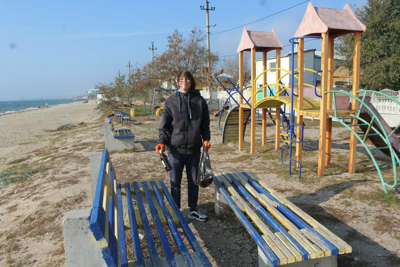 Бердянская молодёжь за чистые пляжи , фото-13 Бердянская молодёжь за чистые пляжи , фото-13