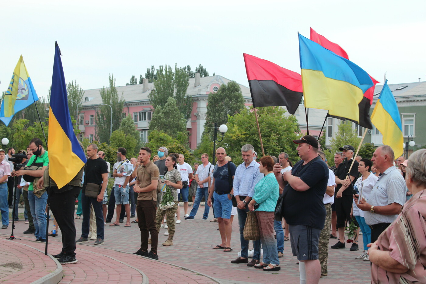Митинг-реквием «Два года со дня убийства Сармата» в Бердянске