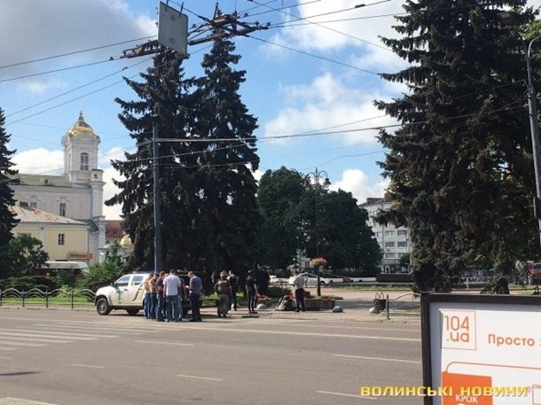 В центре города захвачен автобус В центре города захвачен автобус