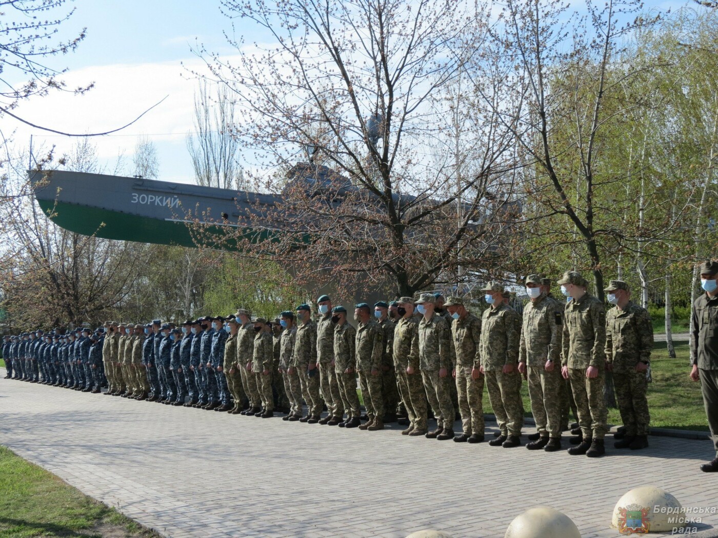 В Бердянске состоялось торжественное поднятие флага Военно-Морских Сил Вооруженных Сил Украины, фото-5