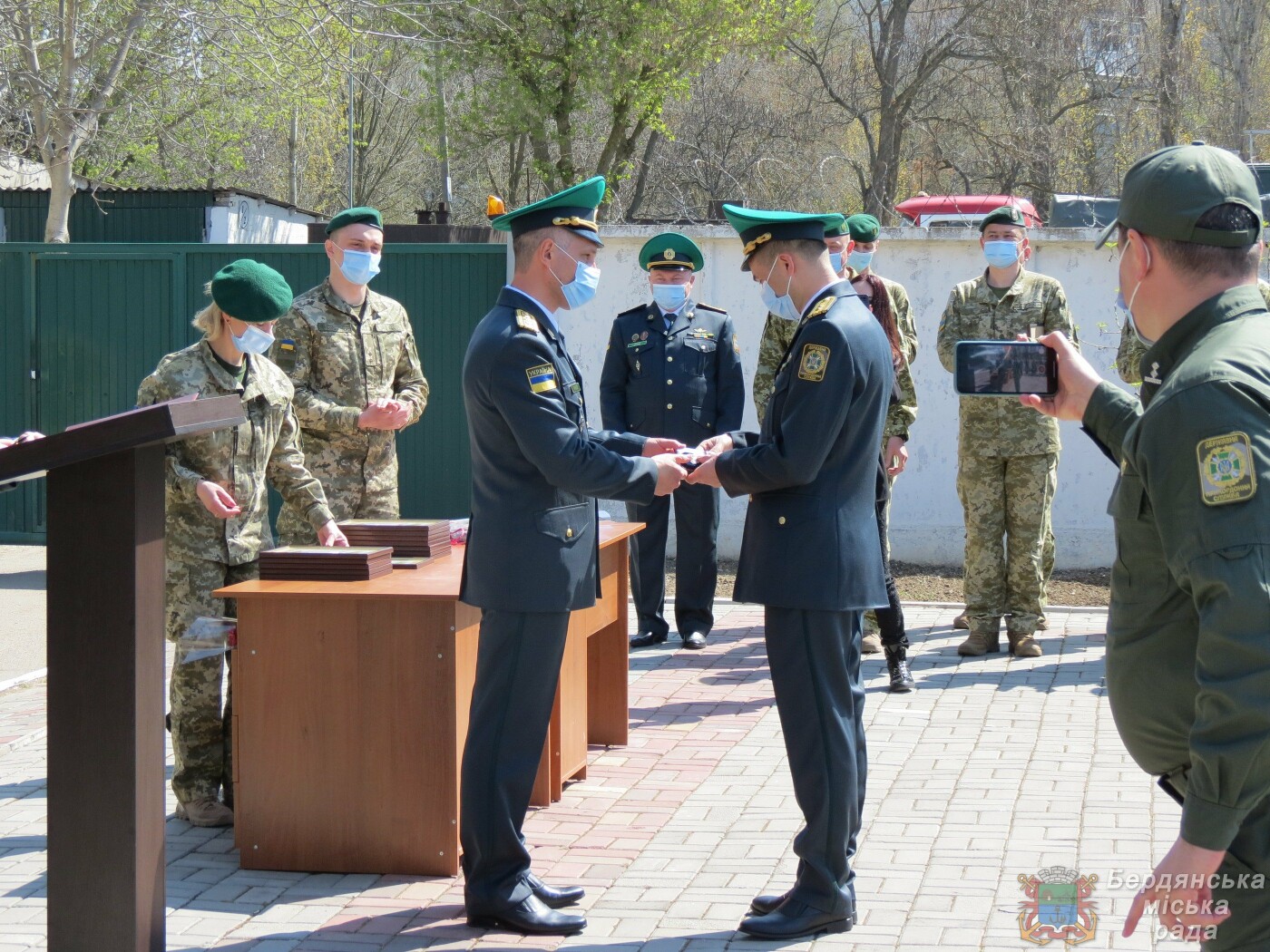 Бердянский пограничный отряд празднует двадцатую годовщину со дня создания военной части, фото-4