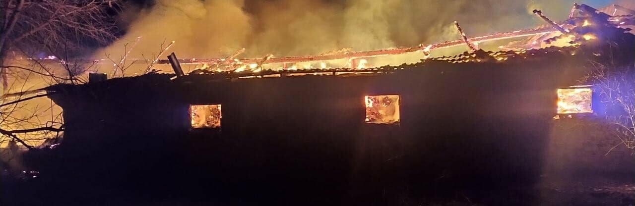 Пожар в Бердянском районе: горела хозяйственная постройка